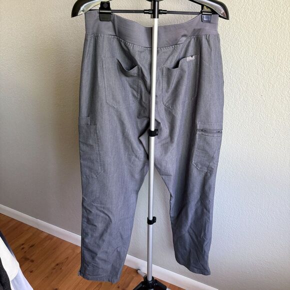 FIGS Technical Collection Rafaela Oversized Grey Scrub Set Nurse Doctor M/XL - Picture 4 of 10